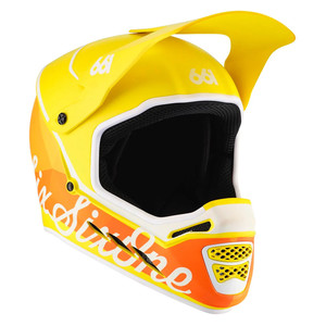 SixSixOne Reset Full Face Helmet (2024) - Geo Citrus